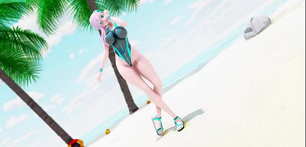  MMD swimsuit Miyamoto Musashi fgo